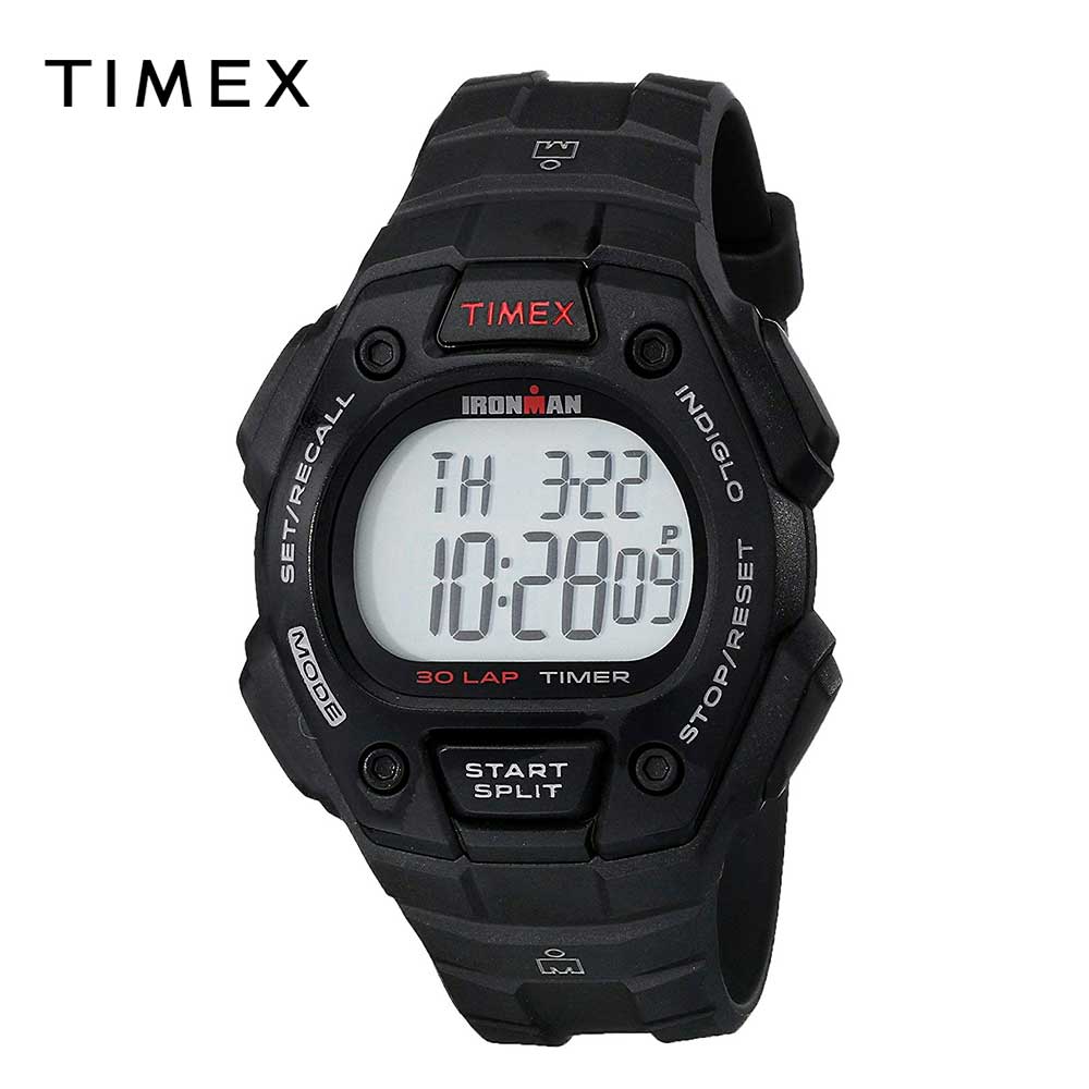 代引不可 当店1年保証 Timex タイメックス メンズ 腕時計 アイアンマン クラシック 30 ブラック レッド 38mm T5k2 海外モデル 日本製 Mundotour Cl