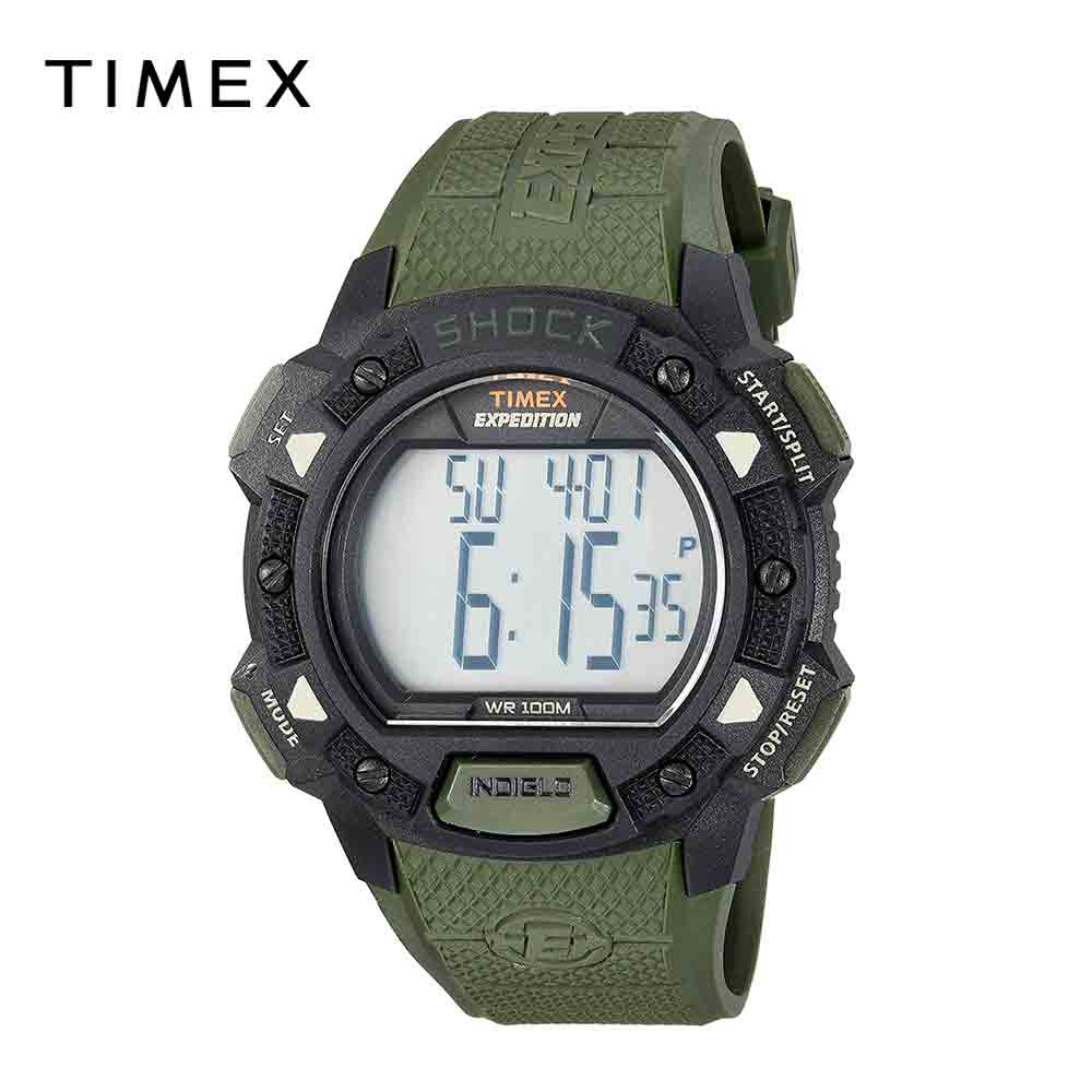 人気絶頂 Timex タイメックス メンズ 腕時計 Expedition Digital Shock Cat グリーン ブラック Tw4b 海外モデル 当店1年保証 超激安 Theicrg Com