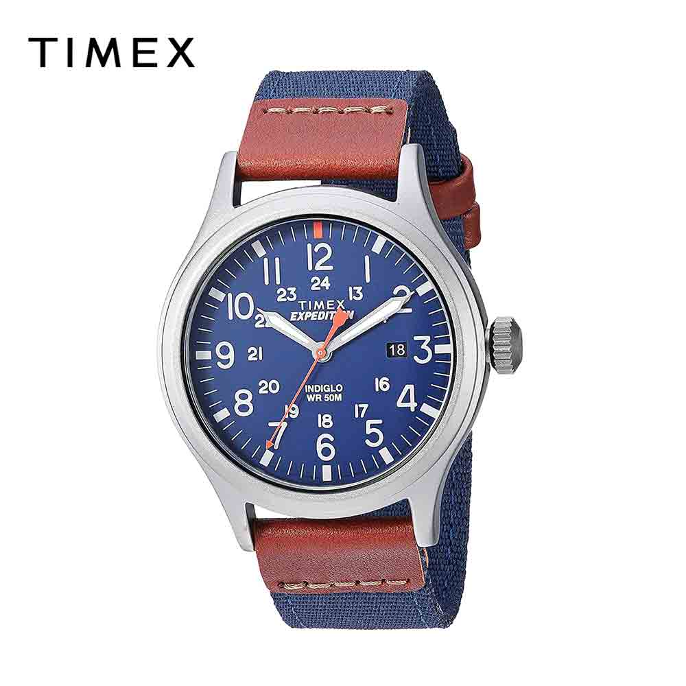 TIMEX タイ王国メックス メンズ ウオッチ Expedition Scout 40 青み / 赤銅色 TW4B14100 外国で模範例 当店1年引き受ける