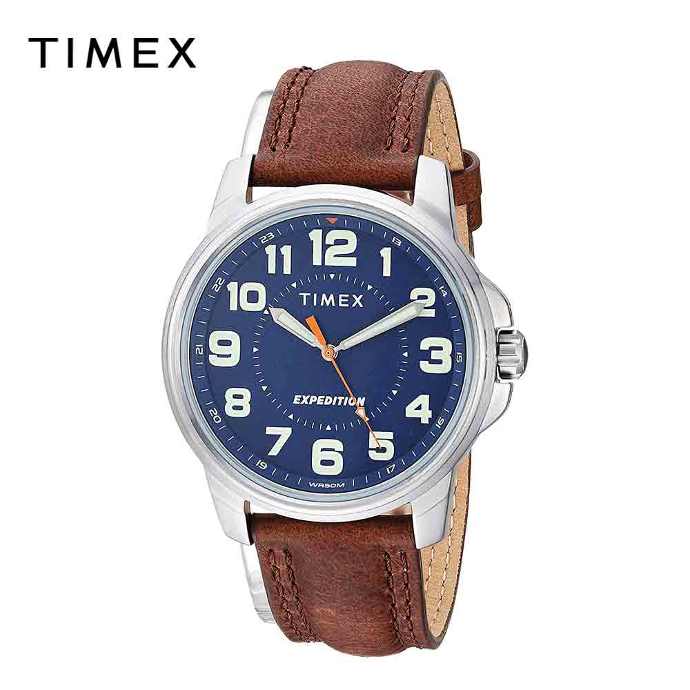 即納 TIMEX タイメックス メンズ 腕時計 Expedition Metal Field｜ブラウン / ブルー TW4B16000 海外モデル｜当店1年保証