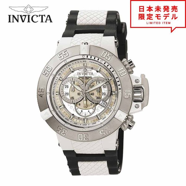 最安値挑戦中！ Invicta インヴィクタ メンズ 腕時計 リストウォッチ 0924 ブラック/ホワイト 海外限定 時計 日本未発売 当店1年保証