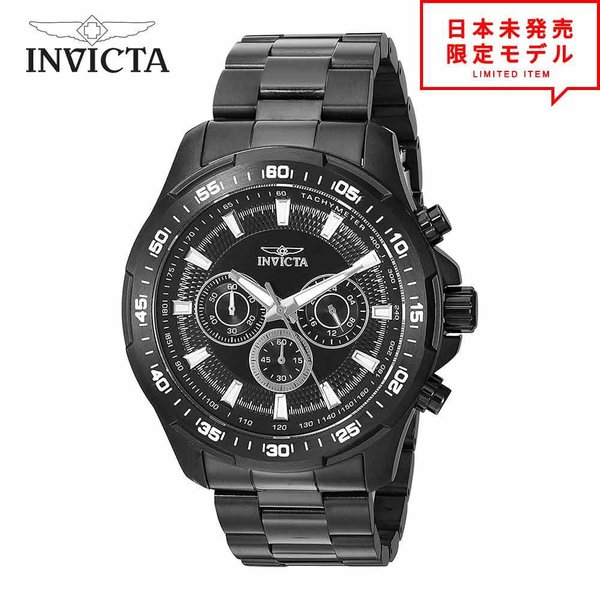 Invicta インヴィクタ メンズ 腕時計 リストウォッチ 22785 ブラック 海外限定 時計 日本未発売 当店1年保証 最安値挑戦中！ 18,576円