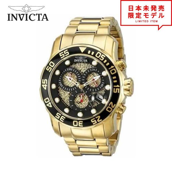 最安値挑戦中！ Invicta インヴィクタ メンズ 腕時計 リストウォッチ 19837 ブラック 海外限定 時計 日本未発売 当店1年保証