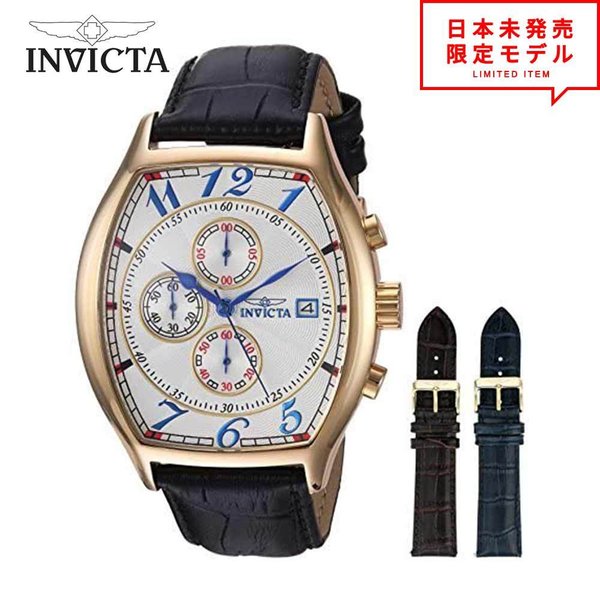 Invicta インヴィクタ 替え胴締め2本付き添い人 メンズ ウオッチ 腕時計 14330 ゴールド 外国で制限事項 時辰儀 日本未発売 当店1年引き請ける