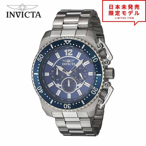 Invicta インヴィクタ メンズ ウオッチ 腕時計 21953 青色 外国で制限事項 時辰儀 日本未発売 当店1年引き請ける 最安値傍若無人中！