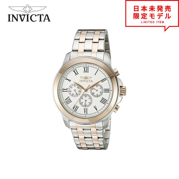 最安値挑戦中！ Invicta インヴィクタ メンズ 腕時計 リストウォッチ 21660 ゴールド/シルバー 海外限定 時計 日本未発売 当店1年保証