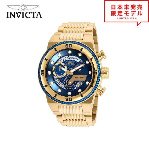 Invicta インヴィクタ メンズ 腕時計 リストウォッチ 25281 ブルー/ゴールド 海外限定 時計 日本未発売 当店1年保証 最安値挑戦中！｜SMART PARK 店
