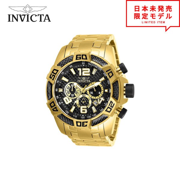 Invicta インヴィクタ メンズ 腕時計 リストウォッチ 25853 ブラック/ゴールド 海外限定 時計 日本未発売 当店1年保証 最安値挑戦中！｜SMART PARK 店