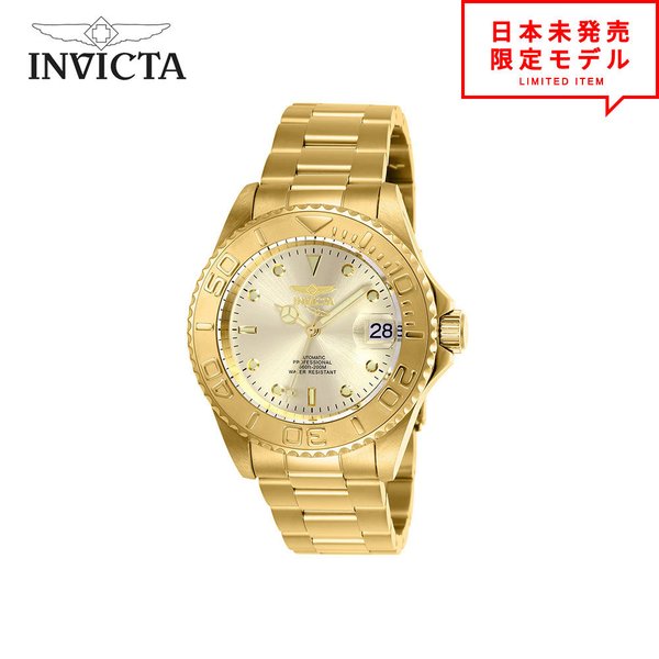 最安値挑戦中！ Invicta インヴィクタ メンズ 腕時計 リストウォッチ 9010OB ゴールド 海外限定 時計 日本未発売 当店1年保証