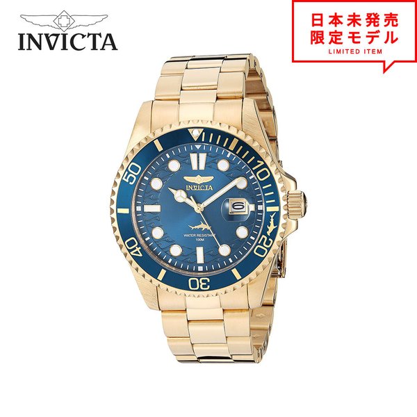 Invicta インヴィクタ メンズ 腕時計 リストウォッチ 30024 ブルー/ゴールド 海外限定 時計 日本未発売 当店1年保証 最安値挑戦中！
