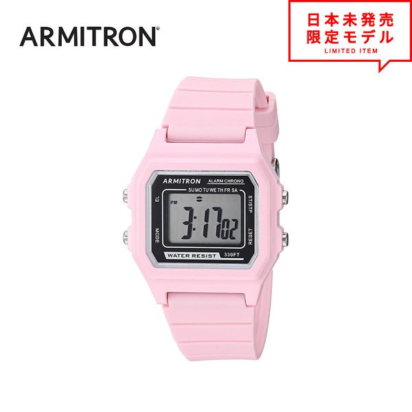 最安値傍若無人中！ ARMITRON アーミトロン メンズ ウオッチ 腕時計 40/8447PNK サクラ色 外国で押さえる 時辰儀 日本未発売 当店1年引き受ける