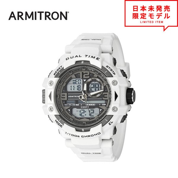 最安値挑戦中! ARMITRON アーミトロン メンズ 腕時計 リストウォッチ 20/5062WHT ホワイト 海外限定 時計 日本未発売 当店1年保証