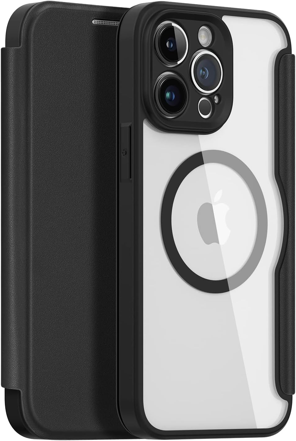 即納 iPhone 手帳型 マグネット搭載 MagSafe対応 全面保護 15/15Pro/15Plus/15ProMax ケース カバー 薄型 軽量 耐衝撃