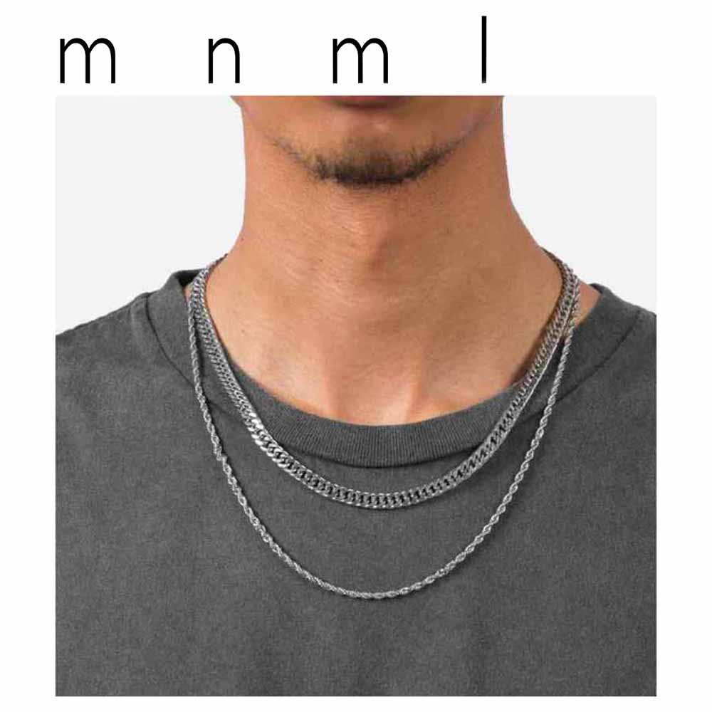 mnml ミニマル ネックレス ロング キューバ チェーン 喜平 A9 楽天市場】即納 mnml ミニマル ネックレス ロング キューバ