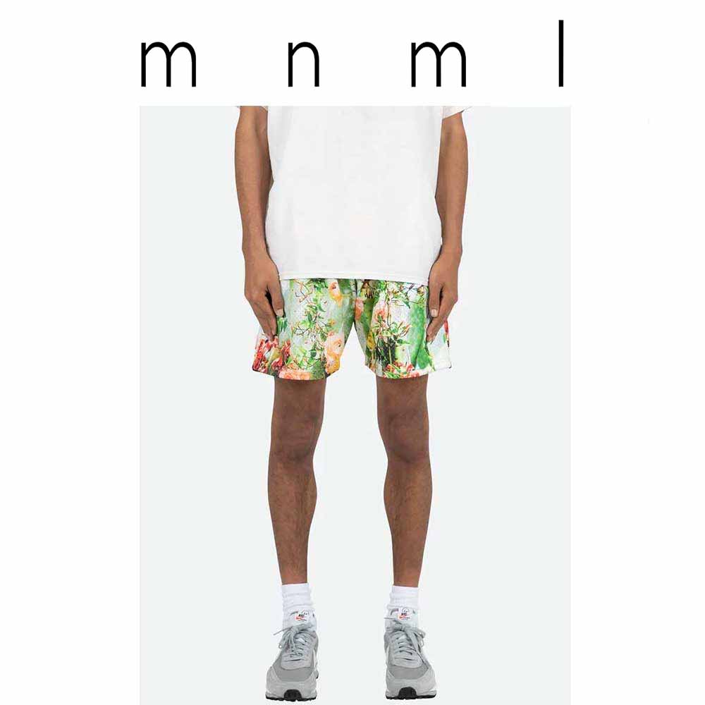 楽天市場】即納 mnml ミニマル WAVE BASKETBALL SHORTS ブルー