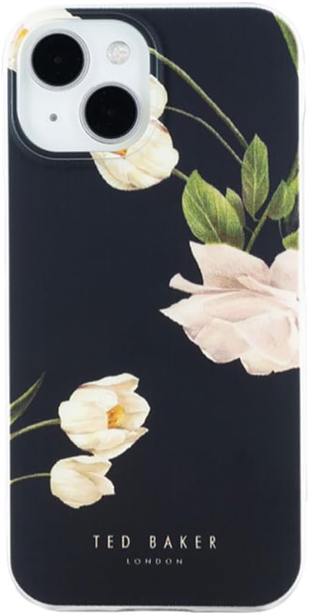 TED BAKER テッドベーカー iPhone 13/14 TPU ケース カバー 花柄 Elderflower ブラック 日本未発売