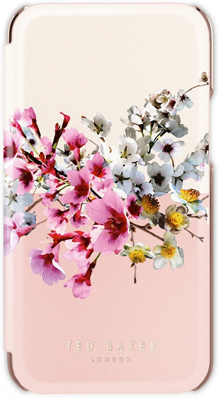 TED BAKER テッドベーカー iPhone 14/14Pro/14Plus/14ProMax ミラー付 手帳型 フリップ ケース カバー シンセティックレザー Jasmine 日本未発売｜SMART PARK 店