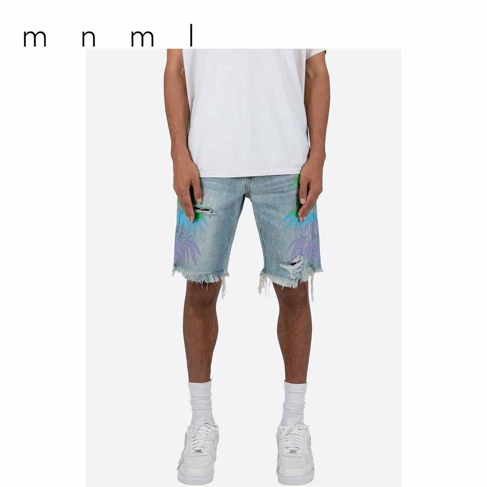 楽天市場】mnml ミニマル ショーツ ニット PAISLEY KNIT SHORTS