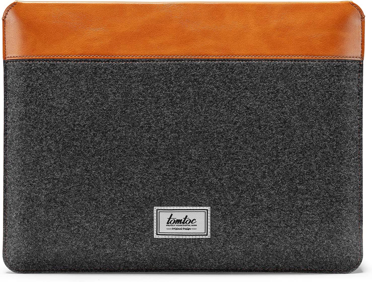 即納 マックブック パソコン スリーブケース ケース チャコール PUレザー MacBook Surface Laptop Go Dell マックブック エアー プロ サーフェス デル 保護