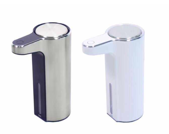 EKO アロマセンサーソープディスペンサー 流動物手合い USB-C申し受ける式 自動小銃 ノータッチ 300ml 健康方的 室内用便器 洗面所 御厨子所 赤ちょうちん 受け付け しろがね色 白いこと 【6951800684041】 【6951800684058】