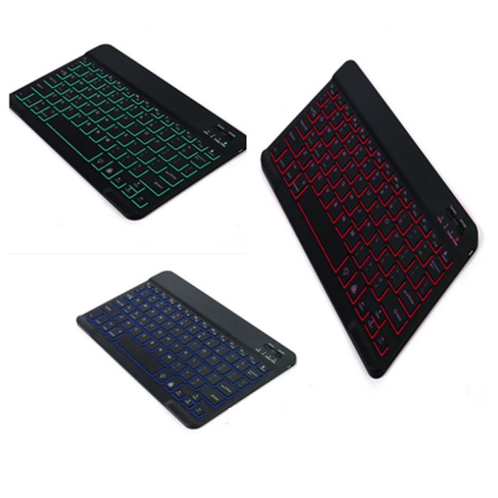 7カラーLED ワイヤレスキーボード 超薄型 7カラーLED ワイヤレスキーボード 超薄型｜Yahoo!フリマ（旧