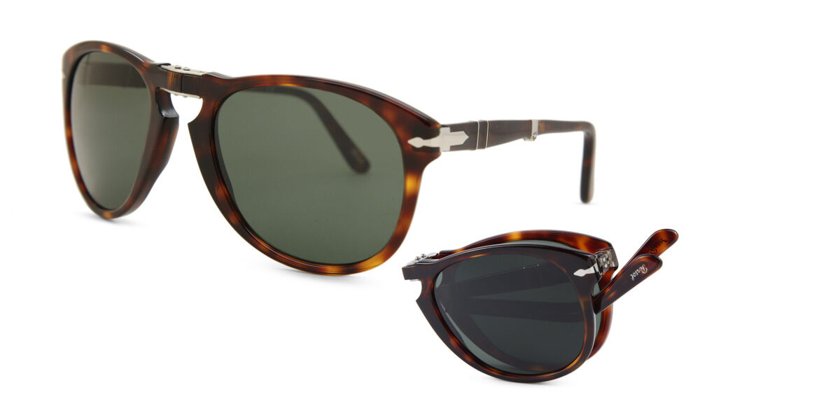 【定め事品】【貨物輸送無料】【新品】ペルソール  Persol PO0714 Folding 24/31 ハバナ Men メンズ 成人男性用 Sunglasses 黒眼鏡 さんぐらす【外国で通信販売】