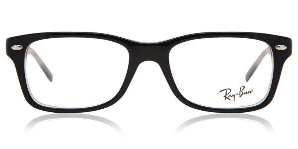 レイバン キッズ Ray-Ban Kids RY1531 3529 Full rim フルリム 透明の上に黒のトップ Kids キッズ Eyeglasses メガネ 眼鏡 めがね フレーム 伊達メガネ 【正規品】【新品】【海外通販】【送料無料】｜SmartBuyGlasses