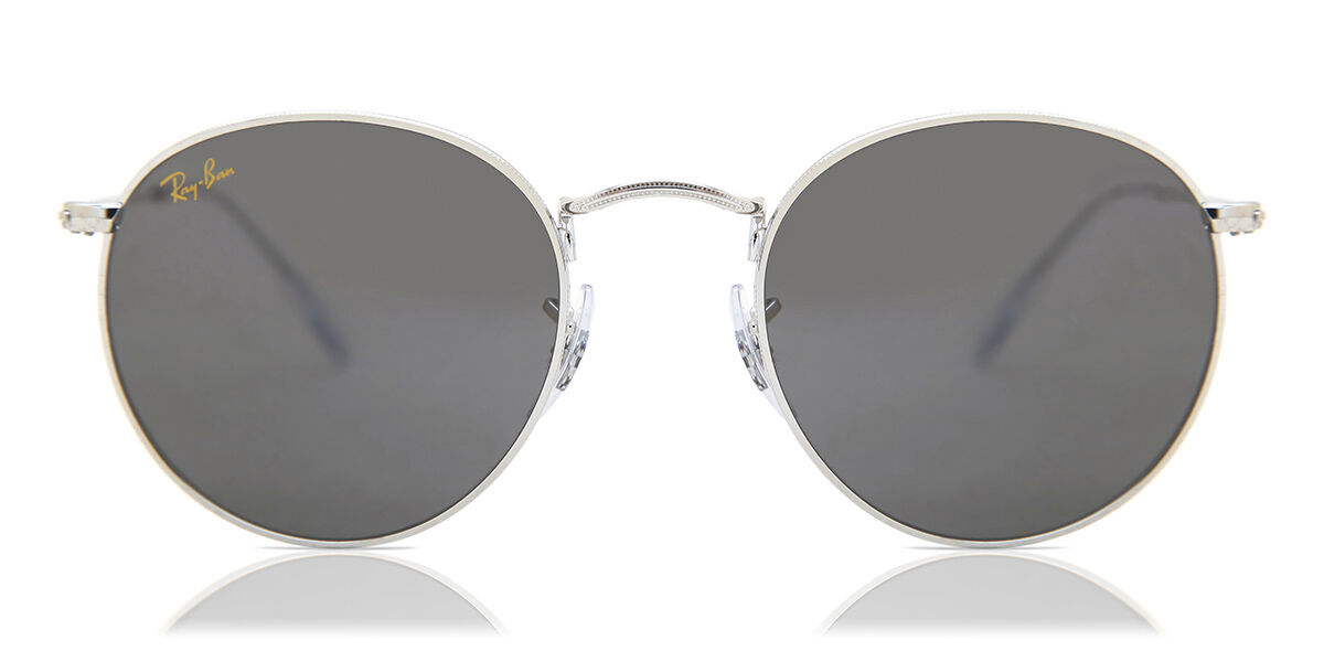 レイバン Ray-Ban RB3447 Round Metal 9198B1 Full rim フルリム シルバー Men メンズ 男性用 Sunglasses サングラス さんぐらす 【UVカテゴリ3】【正規品】【新品】【海外通販】【送料無料】|SmartBuyGlasses