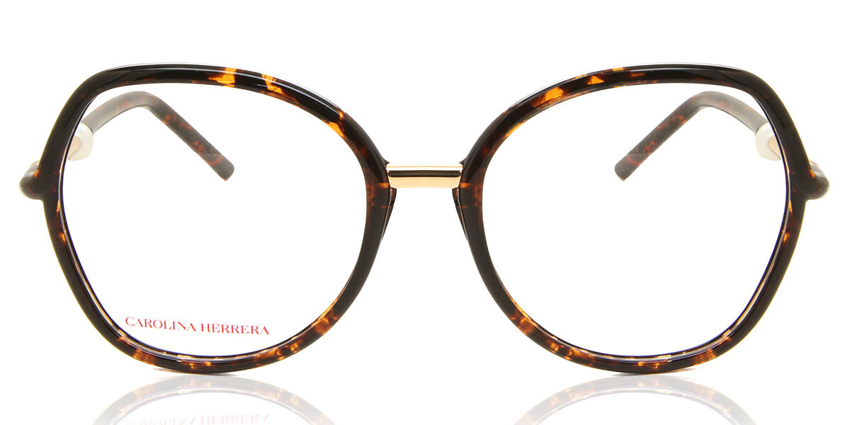 カロライナヘレラ Carolina Herrera HER 0080 086 Full rim フルリム ライトトータス Women レディース 女性用 ウィメンズ Eyeglasses メガネ 眼鏡 めがね フレーム 伊達メガネ 【正規品】【新品】【海外通販】【送料無料】｜SmartBuyGlasses 12,759円
