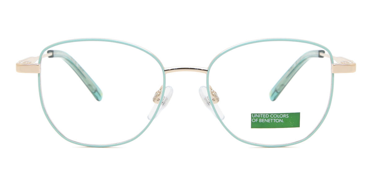 ユナイテッド カラーズ オブ ベネトン United Colors of Benetton 3080 465 Full rim フルリム グリーン ゴールド Women レディース 女性用 ウィメンズ Eyeglasses メガネ 眼鏡 めがね フレーム 伊達メガネ 【正規品】【新品】【海外通販】【送料無料】|SmartBuyGlasses