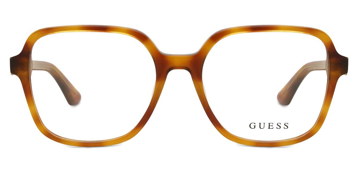 ゲス Guess GU2938 053 Full rim フルリム ライトハバナ Women レディース 女性用 ウィメンズ Eyeglasses メガネ 眼鏡 めがね フレーム 伊達メガネ 【正規品】【新品】【海外通販】【送料無料】｜SmartBuyGlasses 8,590円