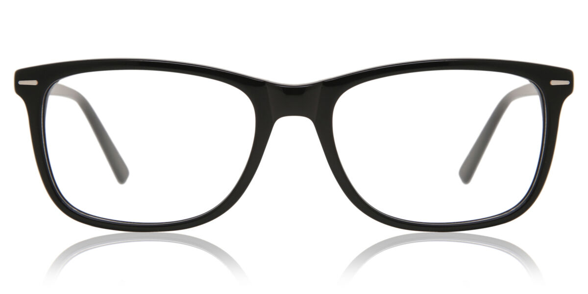 【正規品】【送料無料】SmartBuyコレクション Full Rim Square Black SmartBuy Collection Lincoln A71 Fashion Men Eyeglasses【海外通販】