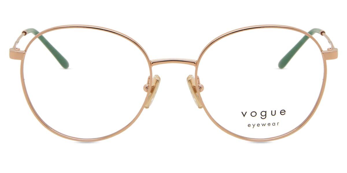 ヴォーグアイウェア Vogue Eyewear VO4280 5152 Full rim 盛りだくさんリム サクラ色ゴールド Women レディース 成人女性用 ウィメンズ Eyeglasses 眼鏡 メガネ めがね ひな形 伊達眼鏡 【置き目品】【新品】【外国で通信販売】【貨物輸送無料】