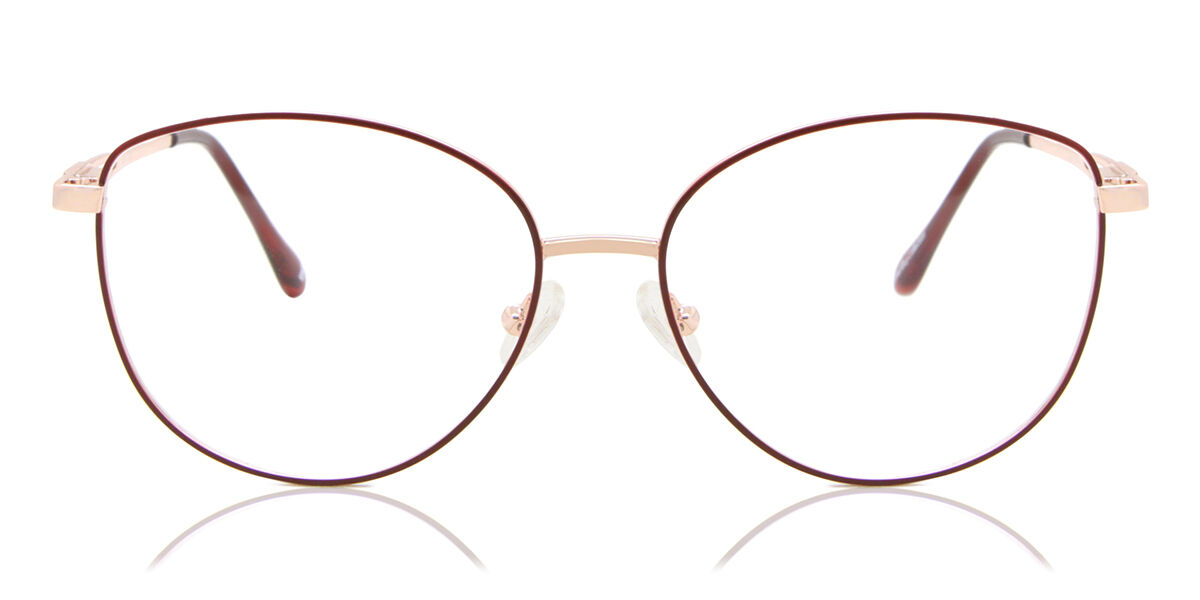 【正規品】【送料無料】SmartBuyコレクション Full Rim Cat Eye Brown Rose Gold SmartBuy Collection Marso 888B Fashion Women Eyeglasses【海外通販】