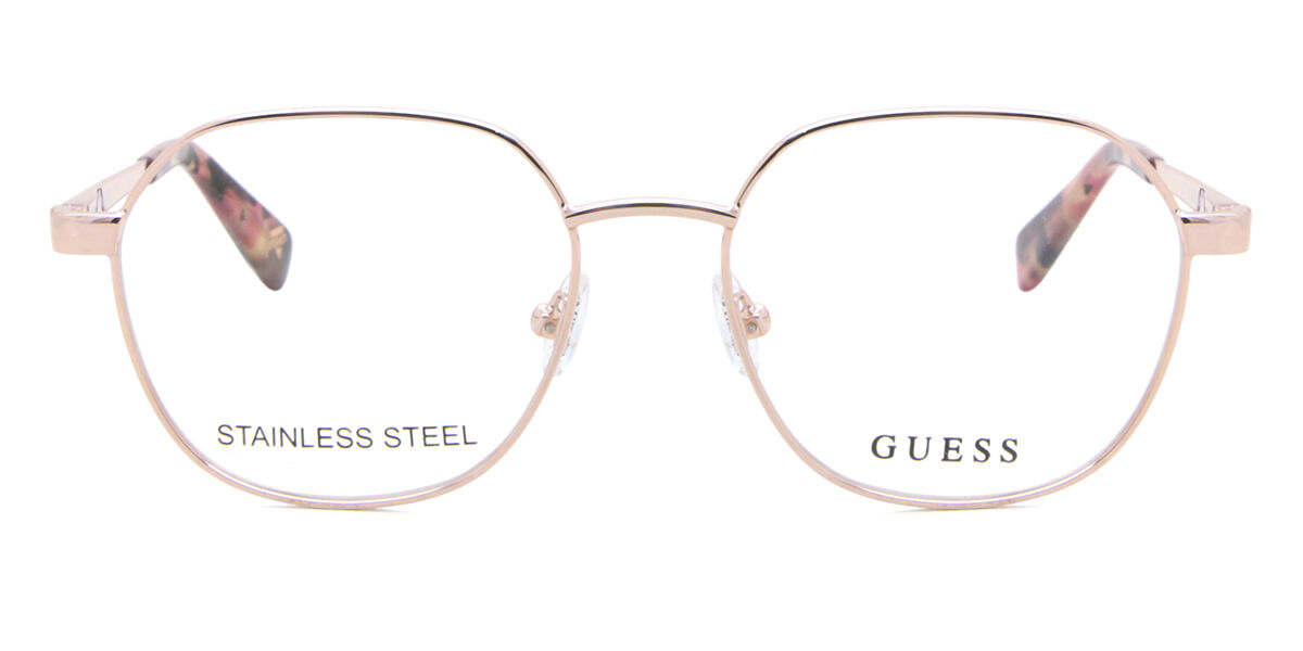 【正規品】【送料無料】【新品】ゲス Guess GU5222 028 ローズゴールド Unisex ユニセックス 男女兼用 メンズ レディース Eyeglasses メガネ 眼鏡 めがね フレーム 伊達メガネ【海外通販】