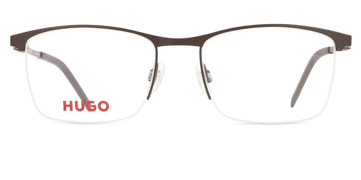 ヒューゴ HUGO HG 1103 YZ4 Semi rimless セミリムレス 引っ敷き まっ黒い 赤銅色 Men メンズ 成人男性用 Eyeglasses 眼鏡 メガネ めがね 屋台骨 伊達眼鏡 【置き目品】【新品】【外国で通信販売】【貨物輸送無料】 バッグ・小物・ブランド雑貨-眼鏡・サングラス-眼鏡