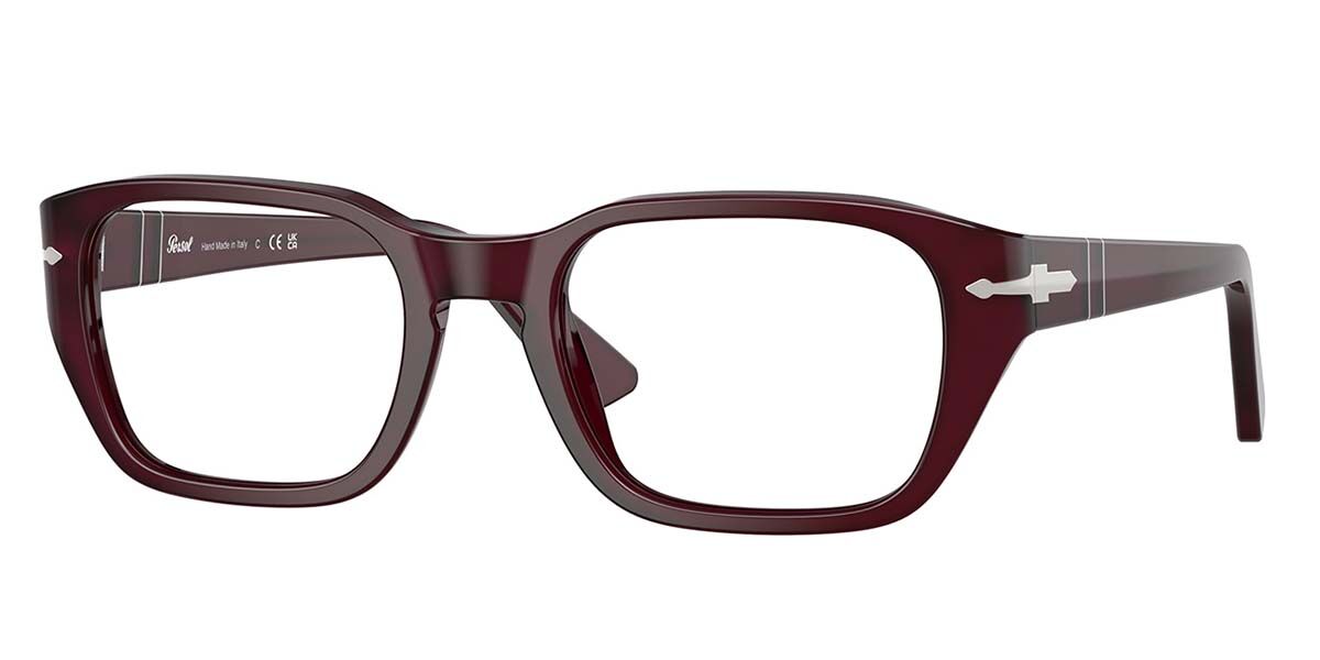 ペルソール Persol PO3365V 1216 Full rim フルリム パーリープラムパープル Unisex ユニセックス 男女兼用 メンズ レディース Eyeglasses メガネ 眼鏡 めがね フレーム 伊達メガネ 【正規品】【新品】【海外通販】【送料無料】｜SmartBuyGlasses