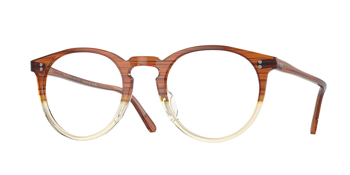 オリバー ピープルズ Oliver Peoples OV5183 O\u0027Malley 1785 Full rim 盛りだくさんリム アンバーオレンジストライプス／読みやすい Men メンズ 成人男性用 Eyeglasses 眼鏡 メガネ めがね ひな形 伊達眼鏡 【置き目品】【新品】【外国で通信販売】【貨物輸送無料】