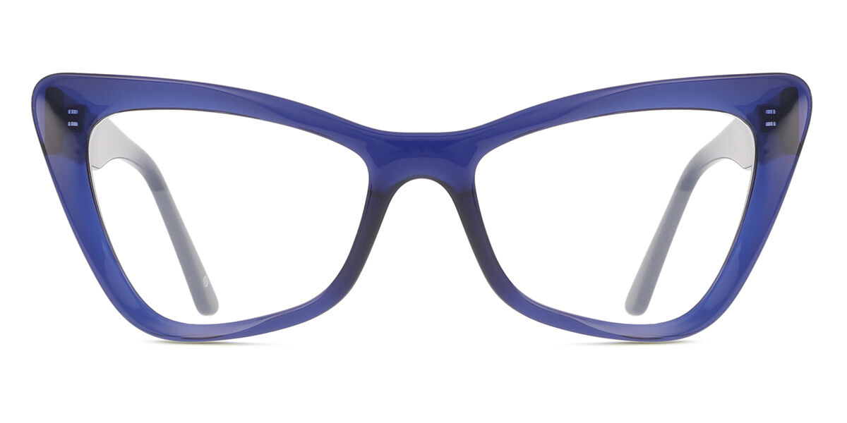 【正規品】【送料無料】SmartBuyコレクション Full Rim Cat Eye Transparent Dark Blue SmartBuy Collection Xaine JSV-296 004 Fashion Women Eyeglasses【海外通販】