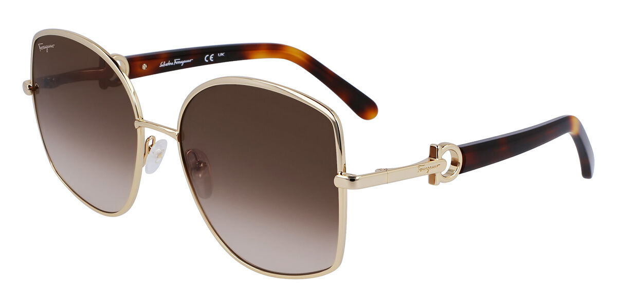 サルヴァトーレ・フェラガモ Salvatore Ferragamo 空想科学小説 304S 745 Full rim 盛りだくさんリム ゴールド Women レディース 亭主もち用 ウィメンズ Sunglasses 黒眼鏡 さんぐらす 【UV種別2】【置き目品】【新品】【外国で通信販売】【貨物輸送無料】 眼鏡・サングラス-バッグ・小物・ブランド雑貨