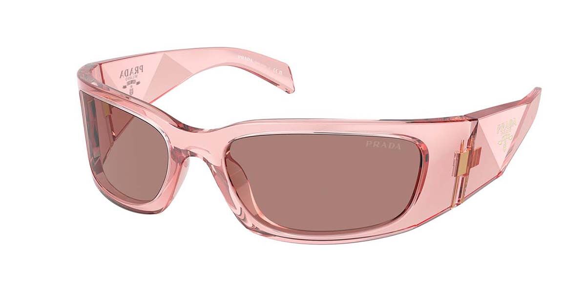 プラダ Prada PR A14S 19Q10D Full rim フルリム トランスペアレントピーチ Women レディース 女性用 ウィメンズ Sunglasses サングラス さんぐらす 【UVカテゴリ2】【正規品】【新品】【海外通販】【送料無料】|SmartBuyGlasses