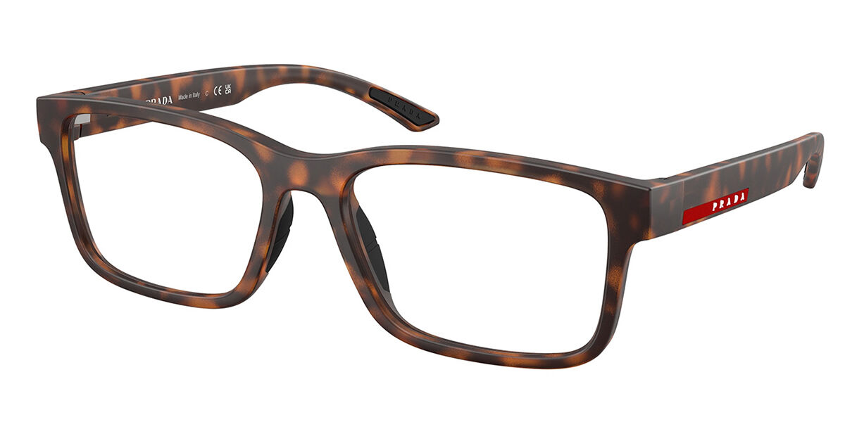 プラダリネアロッサ Prada Linea Rossa なおなお書き 01RVF Asian Fit 17X1O1 Full rim 盛りだくさんリム うす暗いトータス／天然ゴム調 Men メンズ 成人男性用 Eyeglasses 眼鏡 メガネ めがね ひな形 伊達眼鏡 【置き目品】【新品】【外国で通信販売】【貨物輸送無料】