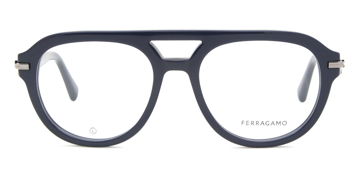 サルヴァトーレ・フェラガモ Salvatore Ferragamo 空想科学小説3016 414 Full rim 盛りだくさんリム 青み Unisex ユニ一発やる 男女兼用 メンズ レディース Eyeglasses 眼鏡 メガネ めがね ひな形 伊達眼鏡 【置き目品】【新品】【外国で通信販売】【貨物輸送無料】
