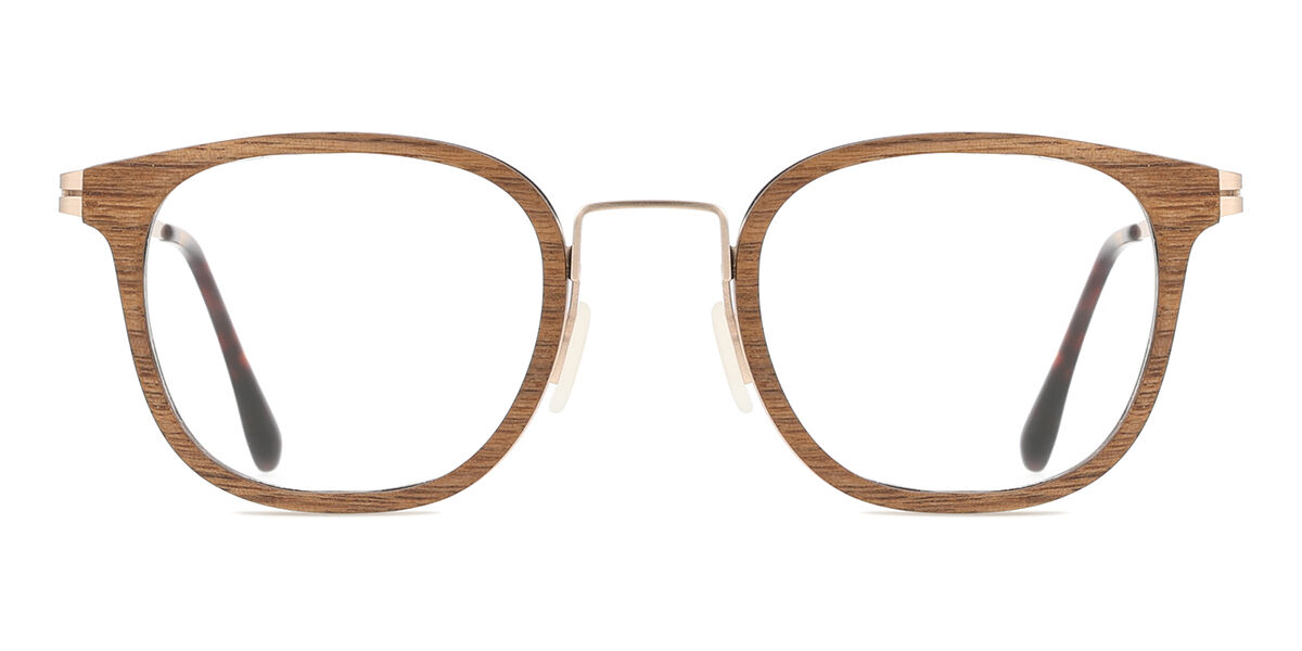 【正規品】【送料無料】Oh My Woodness! Full Rim Square Walnut Brown Oh My Woodness! Yara Blue-Light Block MP210-R-B06A-21 Fashion Unisex Eyeglasses【海外通販】