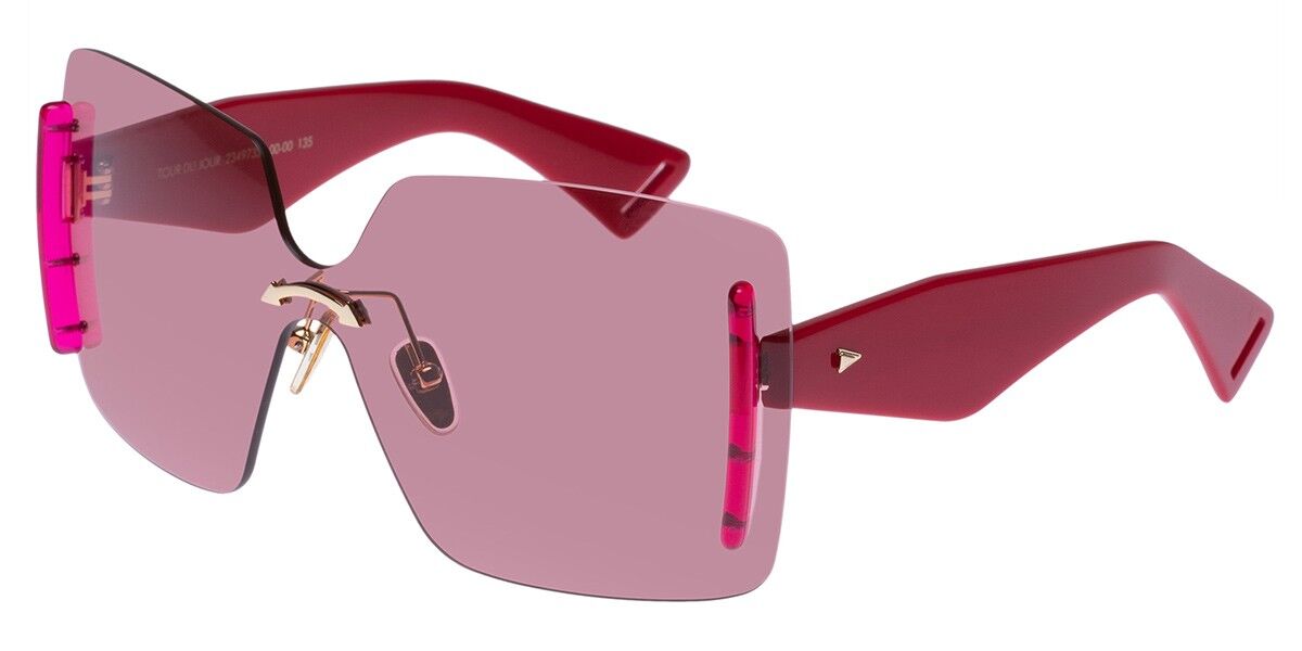 カレンウォーカー Karen Walker Tour Du Jour KAS2349733 Rimless リムレス スカーレットレッド Women レディース 女性用 ウィメンズ Sunglasses サングラス さんぐらす 【UVカテゴリ2】【正規品】【新品】【海外通販】【送料無料】｜SmartBuyGlasses