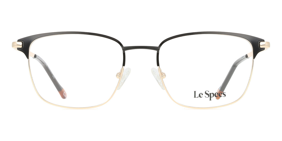 ルスペック Le Specs Untruth LSO2351503 Full rim 盛りだくさんリム ゴールド地に黒 Men メンズ 成人男性用 Eyeglasses 眼鏡 メガネ めがね ひな形 伊達眼鏡 【置き目品】【新品】【外国で通信販売】【貨物輸送無料】