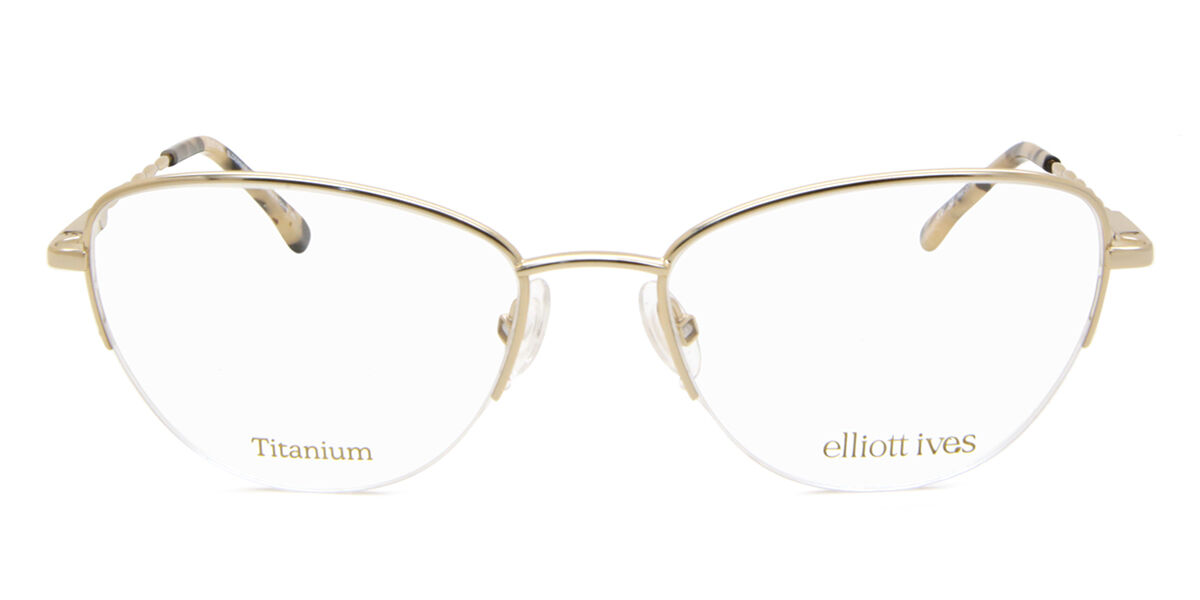 エリオット アイヴス Elliott Ives Elderberry Goldenrod Semi rimless セミリムレス ゴールデンロッドゴールド Women レディース 女性用 ウィメンズ Eyeglasses メガネ 眼鏡 めがね フレーム 伊達メガネ 【正規品】【新品】【海外通販】【送料無料】｜SmartBuyGlasses