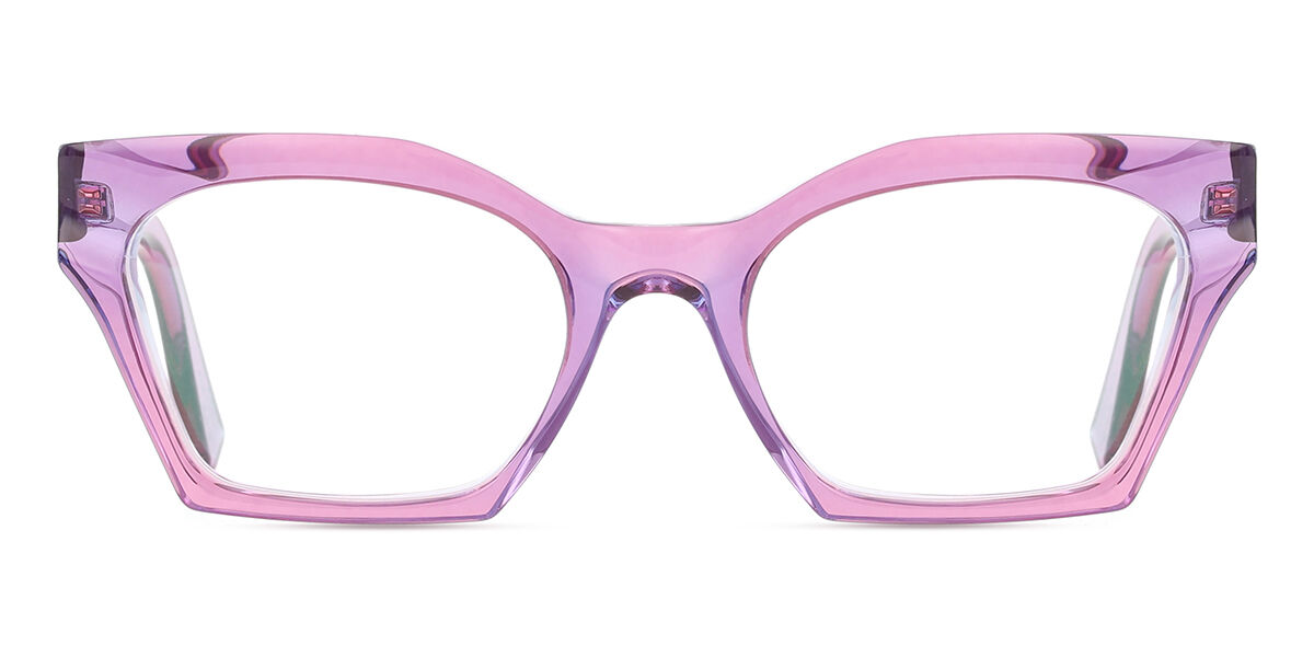 カーク\u0026カーク KIRK\u0026KIRK Jane K19 Full rim 盛りだくさんリム トランスペアレント パープル Women レディース 成人女性用 ウィメンズ Eyeglasses 眼鏡 メガネ めがね ひな形 伊達眼鏡 【置き目品】【新品】【外国で通信販売】【貨物輸送無料】