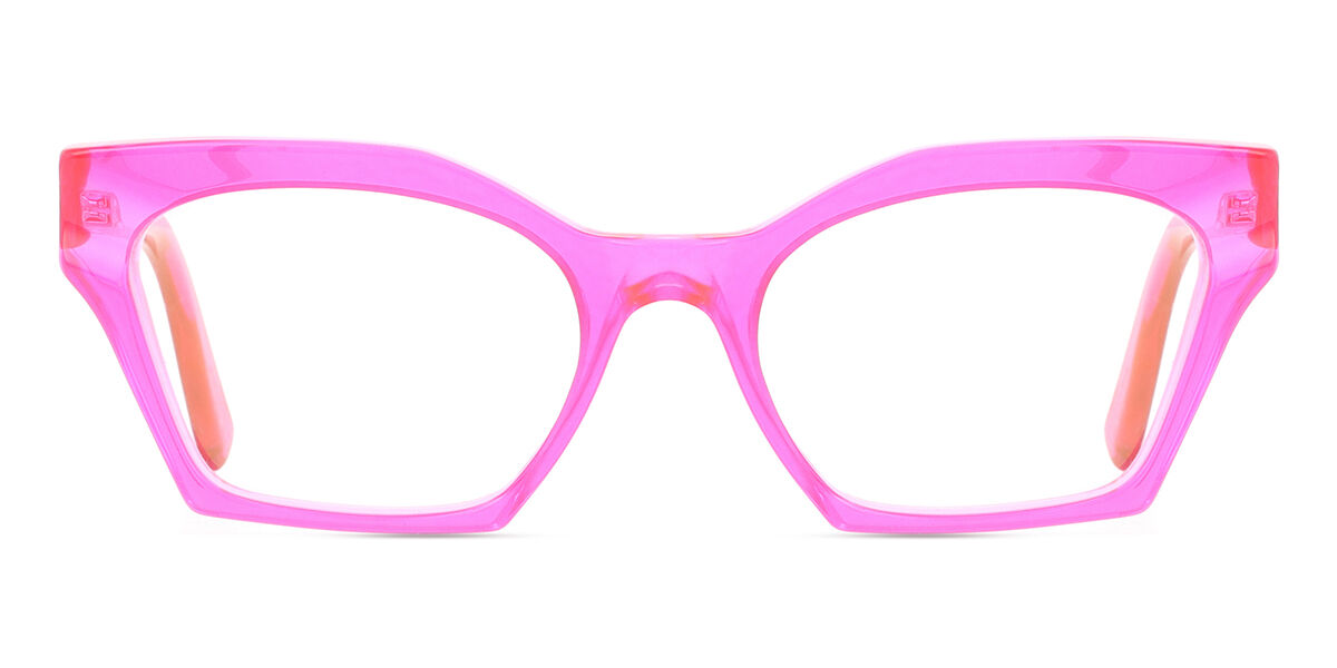 カーク\u0026カーク KIRK\u0026KIRK Jane K21 Full rim 盛りだくさんリム 澄み切ったフクシアピンク Women レディース 成人女性用 ウィメンズ Eyeglasses 眼鏡 メガネ めがね ひな形 伊達眼鏡 【置き目品】【新品】【外国で通信販売】【貨物輸送無料】