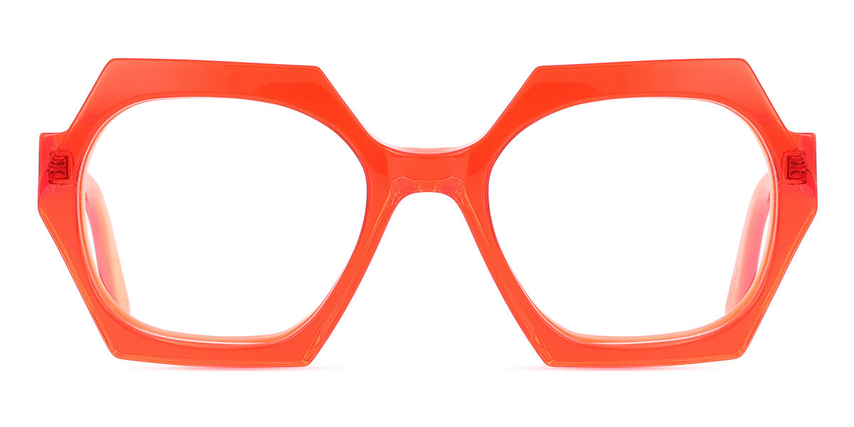 カーク\u0026カーク KIRK\u0026KIRK Penelope K22 Full rim 盛りだくさんリム トランスペアレントチリレッド Women レディース 成人女性用 ウィメンズ Eyeglasses 眼鏡 メガネ めがね ひな形 伊達眼鏡 【置き目品】【新品】【外国で通信販売】【貨物輸送無料】
